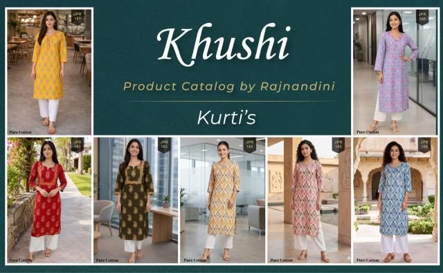 Rajnandini khushi wholesale kurti supplier in surat